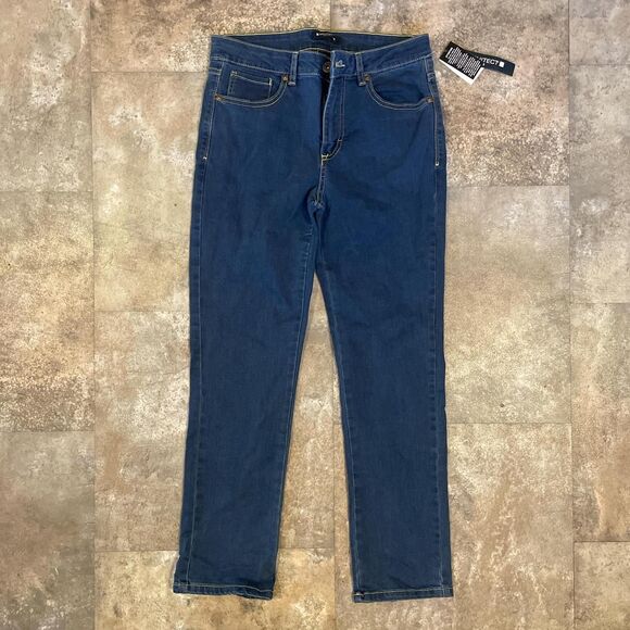 Architect Women's Blue and Navy Jeans - Picture 1 of 6